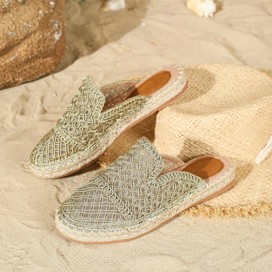 Goed - Slippers met gesloten teen, holle teen, ronde teen voor de zomer