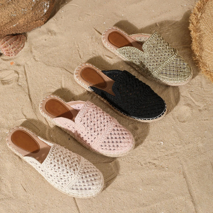 Goed - Slippers met gesloten teen, holle teen, ronde teen voor de zomer