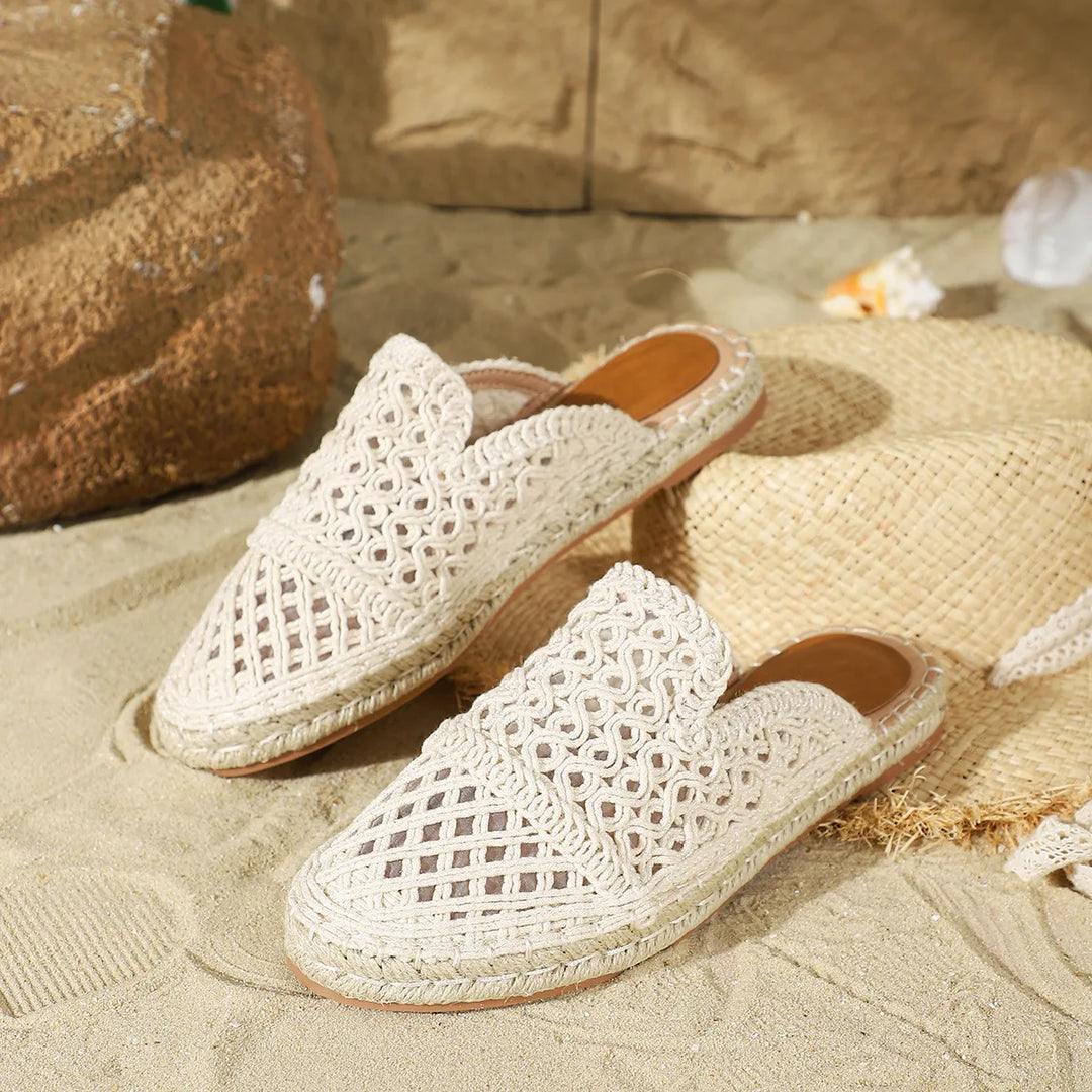 Goed - Slippers met gesloten teen, holle teen, ronde teen voor de zomer