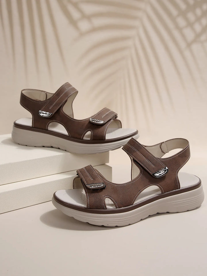 Kara - sandalen met hoge hakken en klittenband