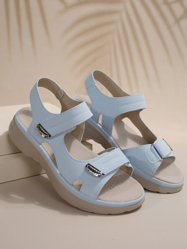 Kara - sandalen met hoge hakken en klittenband