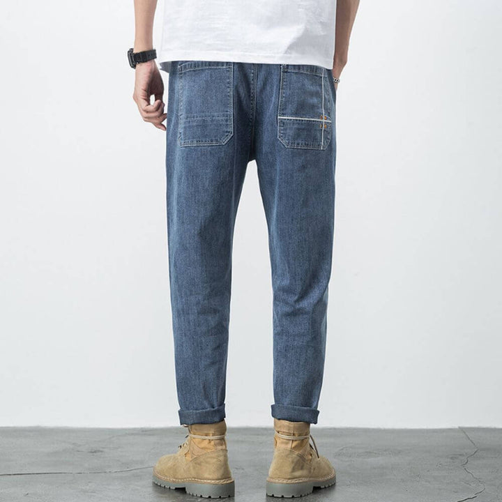 Rechte denim herenbroek - Leonidas