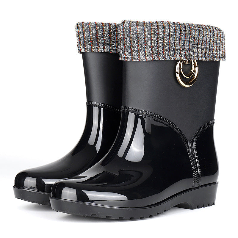 Waterdichte regenlaarzen voor dames met binnenvoering - Xavira