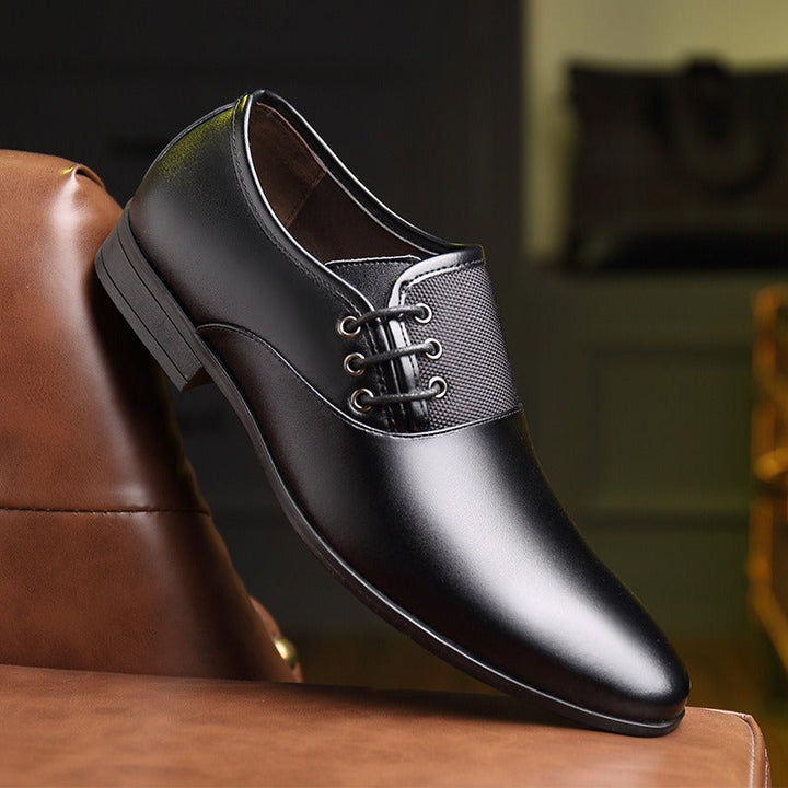 Formele herenschoenen lakleer spitse teen elegante stijl - Damián