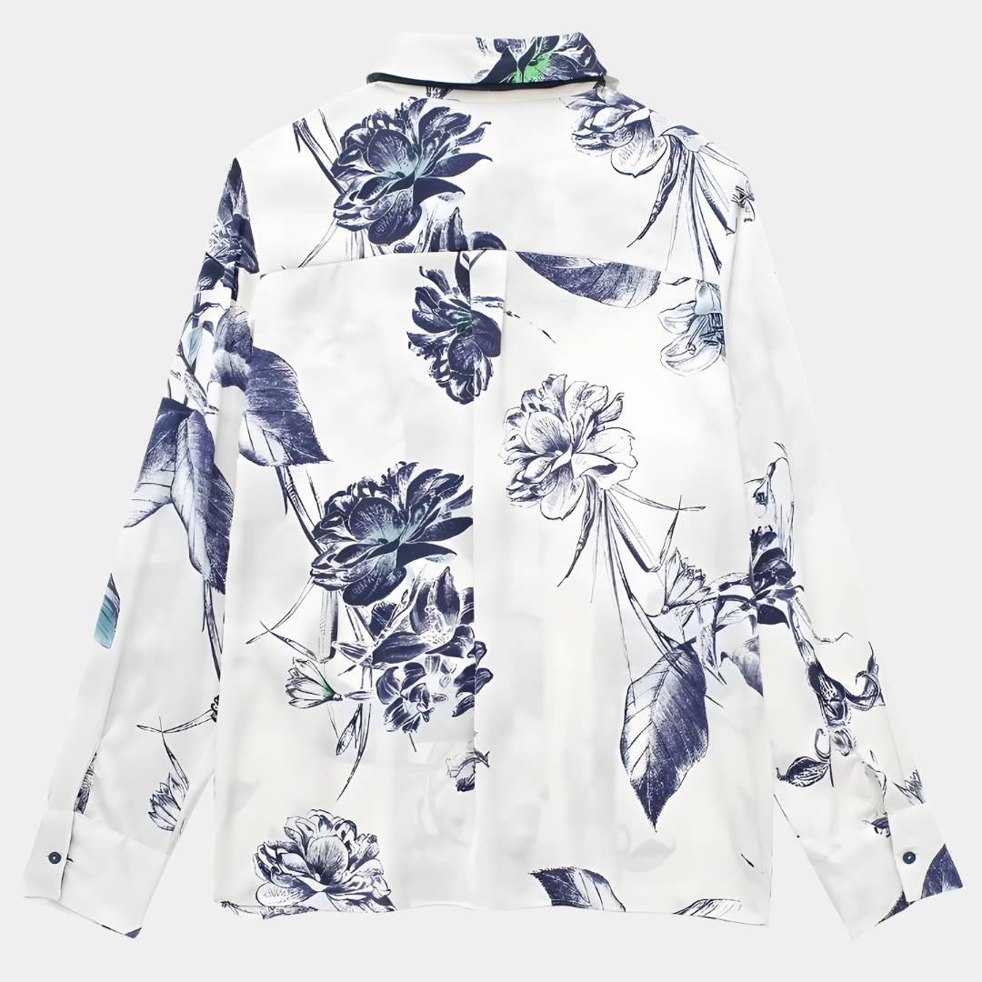 Sylvie - Klassieke Damesblouse met Strik