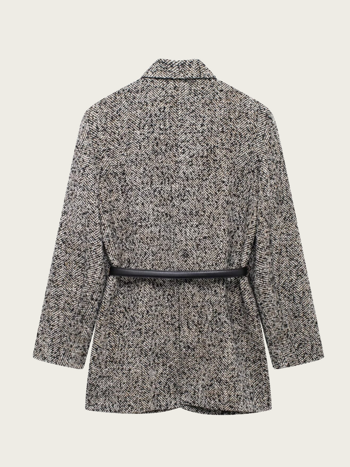 Damesblazer met visgraatmotief - Helena