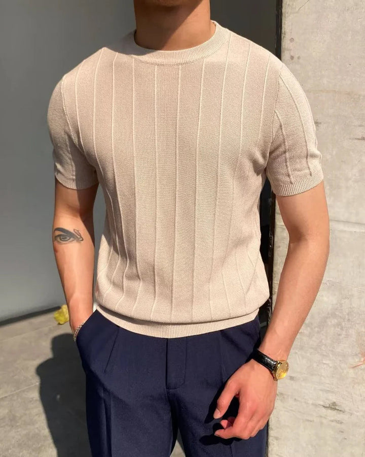 Geribd heren-T-shirt - Casual & ademend