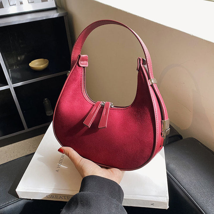Matte schoudertas in Franse stijl - Solenne