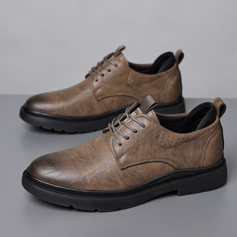 Casual herenschoenen synthetisch leer stevige zool - Tomás
