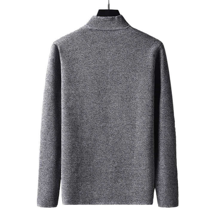 Gebreid herenjack met maokraag - Karl