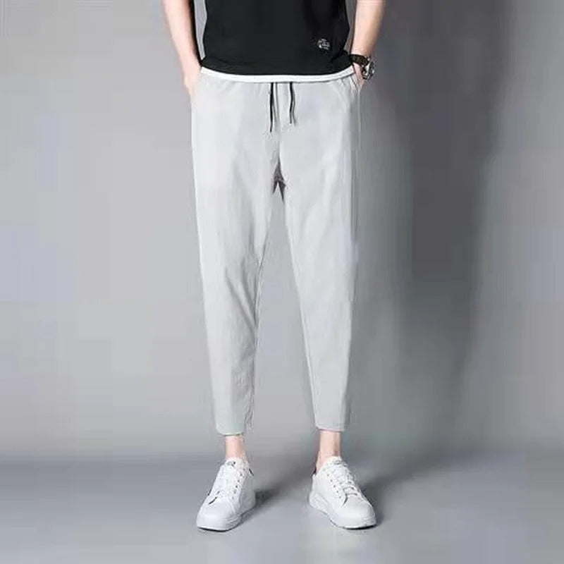 Korte herenbroek in licht, relaxed fit-materiaal - Mateo