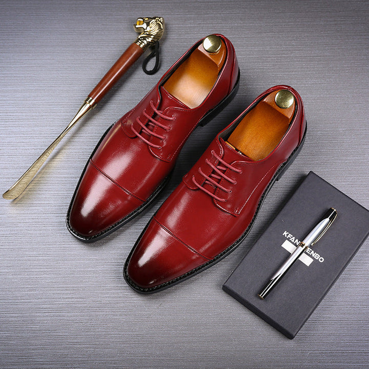 Leren herenschoenen met elegante vetersluiting - Viktor