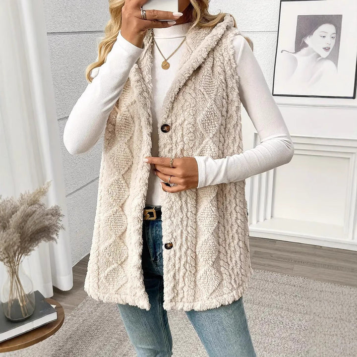 Damesgilet met capuchon - Aria