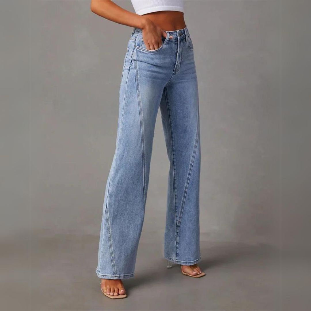 Klassieke vrijetijdsbroek voor dames - Rechte pijp