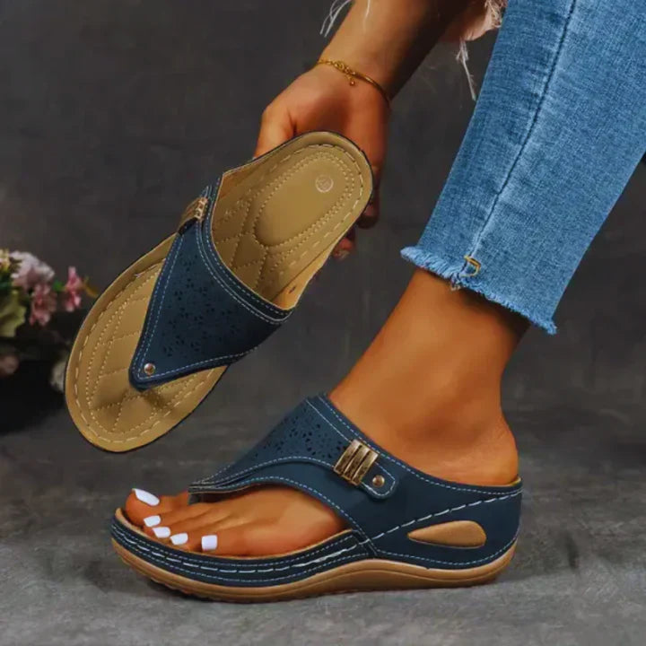 Celine - Damessandalen met clip-toe in PU leer