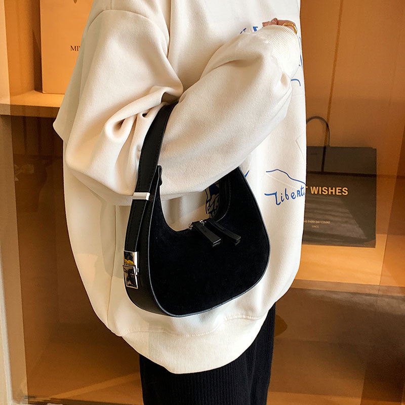 Matte schoudertas in Franse stijl - Solenne