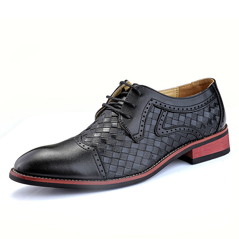 Gevlochten leren herenschoenen - Dario