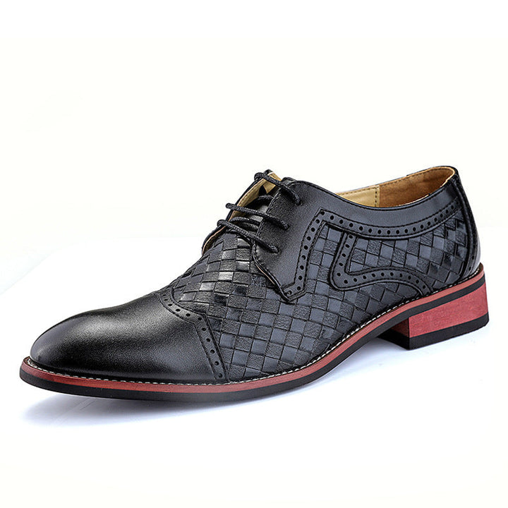 Gevlochten leren herenschoenen - Dario