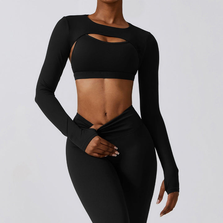 Dames-set in compressief lycra met uitgesneden ontwerp - Amanda
