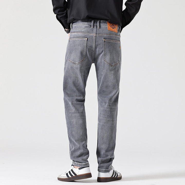 Rechte jeans met grijze afwerking - Torleif