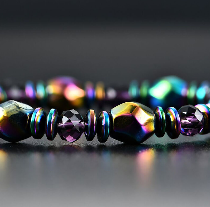 Armband energetiserende metalen kralen magnetisch ontwerp - Eonix