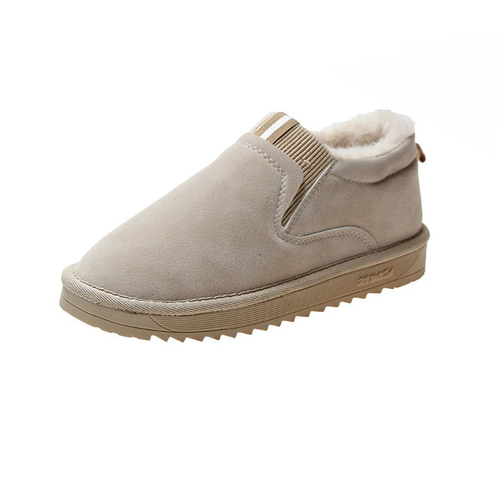 Damespantoffels met suède-effect en warme binnenkant - Verayne