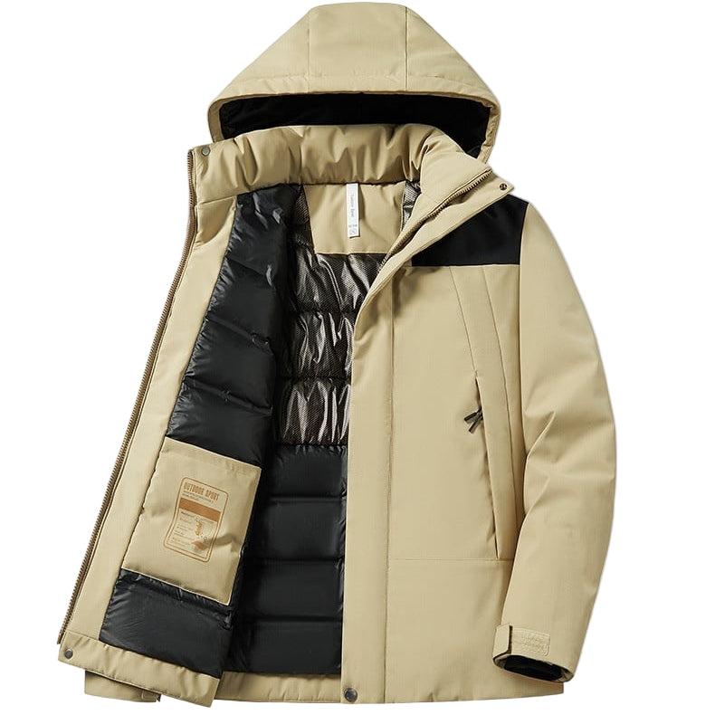 Uniseks thermische jas met gewatteerd ontwerp - Renko