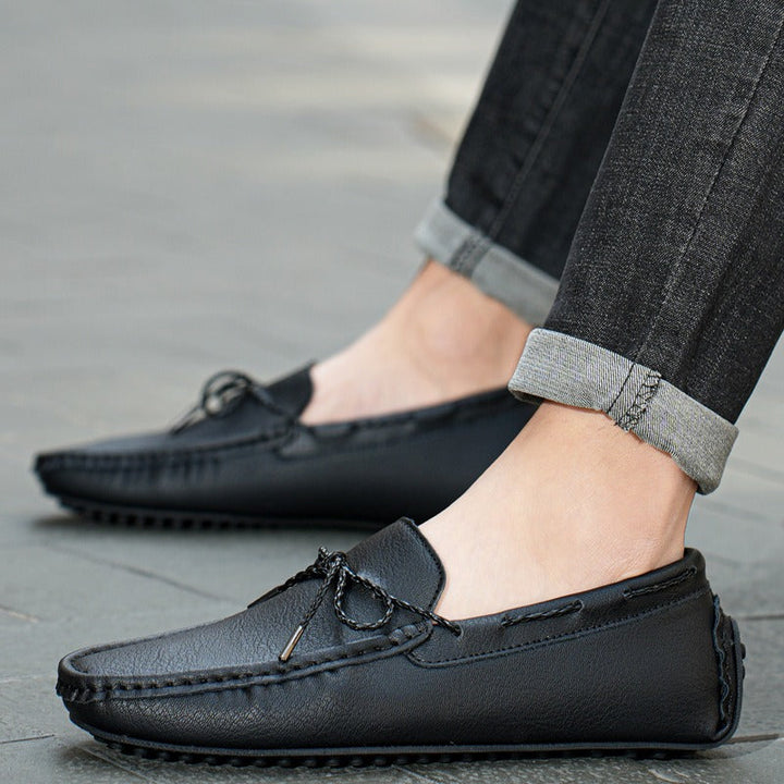 Slipbestendige casual herenschoenen met strik - Esteban