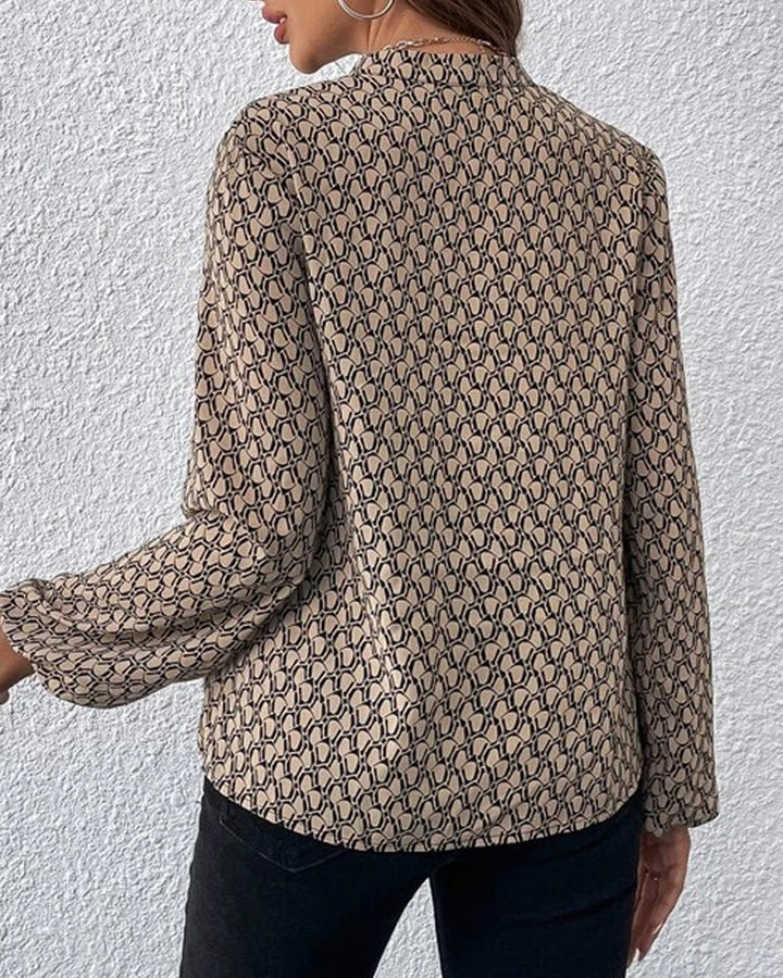 Elyna - Elegante blouse met print