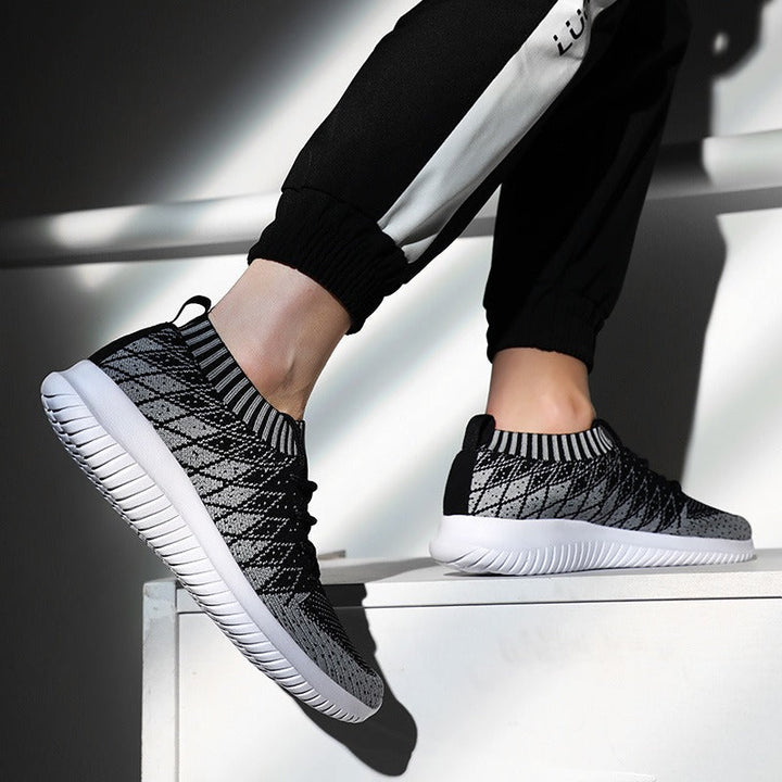 Herensportschoenen van ademende antislipstof zwart - Kairo