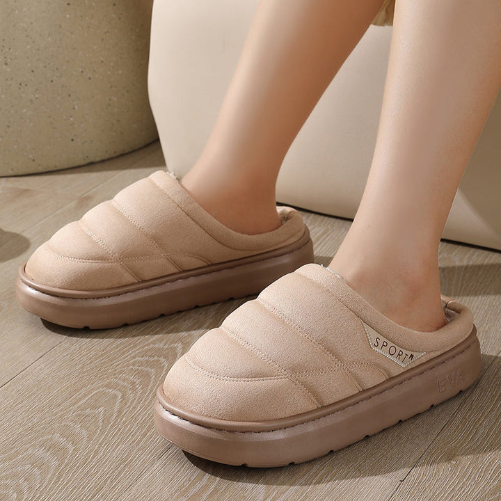 Unisex winterslippers pluche antislip warm - Nadir