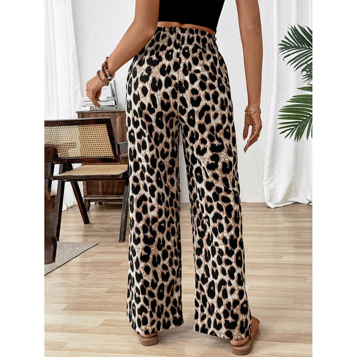 Casual damesbroek met luipaardprint - Camila