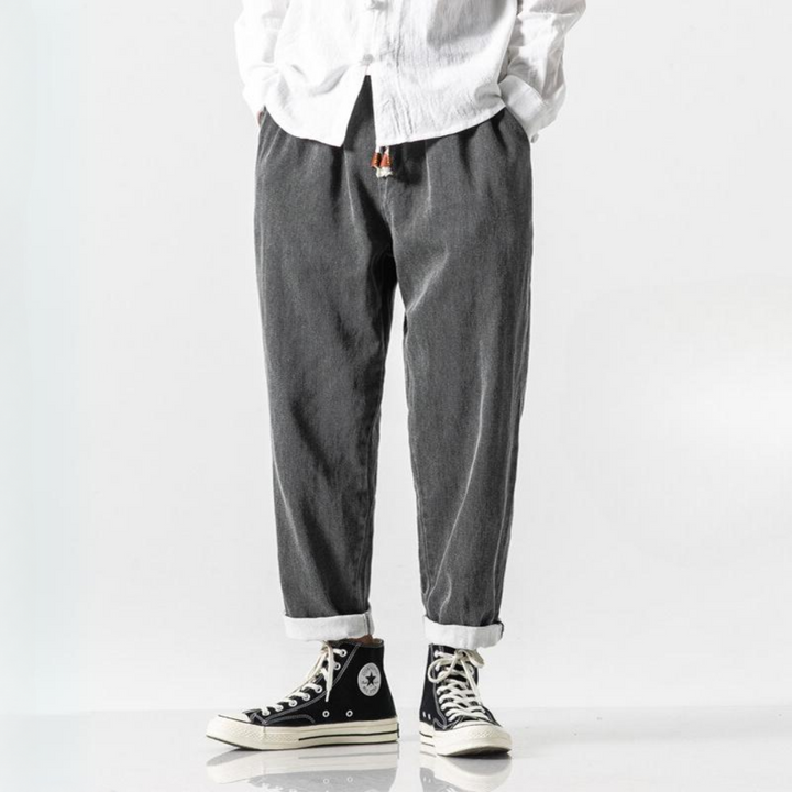 Losse denim herenbroek - Enzo