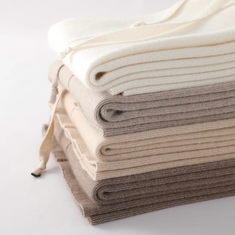 Broek met zacht gebreid effect voor dames - Iverine