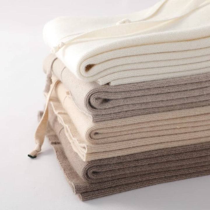 Broek met zacht gebreid effect voor dames - Iverine