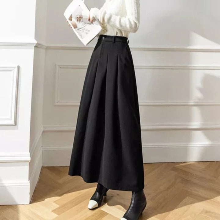 Plooirok met hoge taille voor dames - Casual