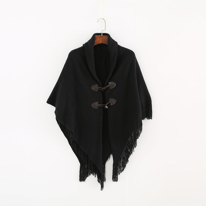 Losse poncho sjaal