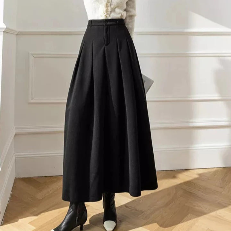 Plooirok met hoge taille voor dames - Casual