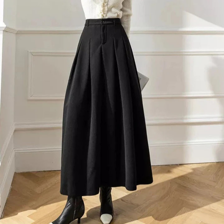 Plooirok met hoge taille voor dames - Casual