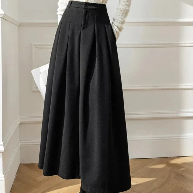 Plooirok met hoge taille voor dames - Casual