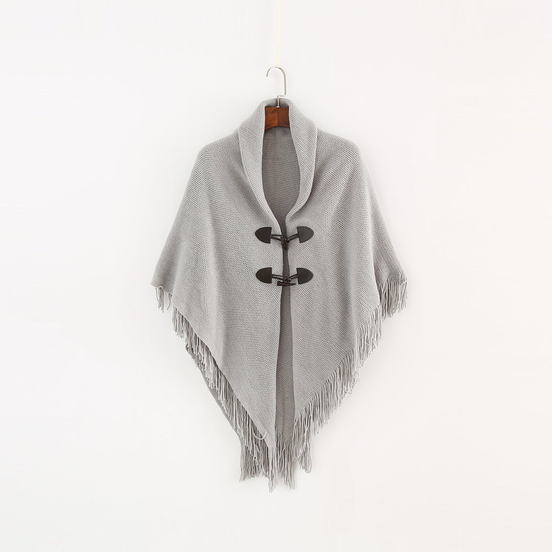 Losse poncho sjaal