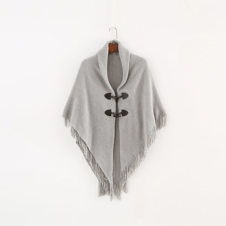 Losse poncho sjaal