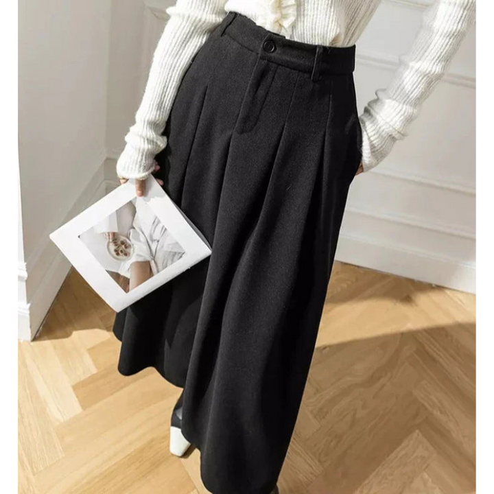 Plooirok met hoge taille voor dames - Casual