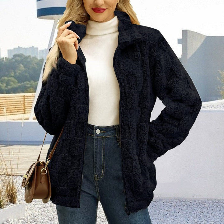 Gewatteerd gestructureerd damesjack - Irvina