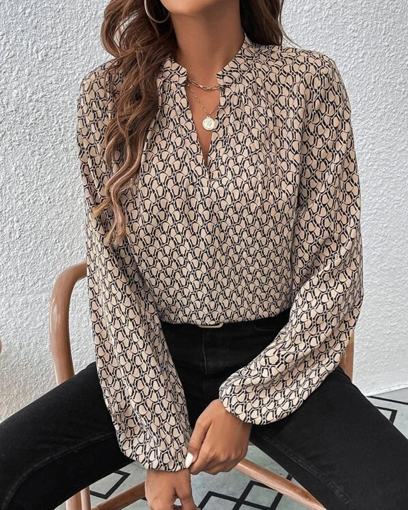 Elyna - Elegante blouse met print