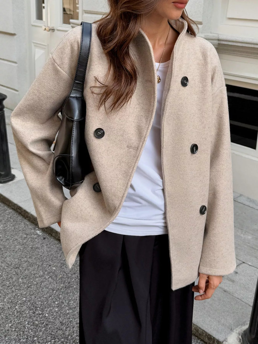 Damesjas van zachte wol - Enore