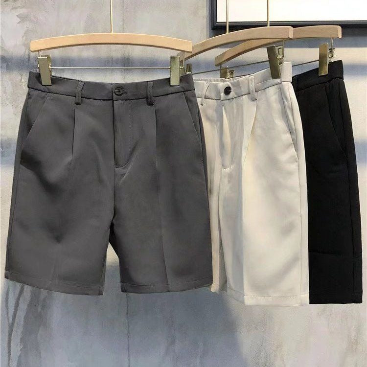 Elegante geplooide herenshort met hoge taille - Lorenzo