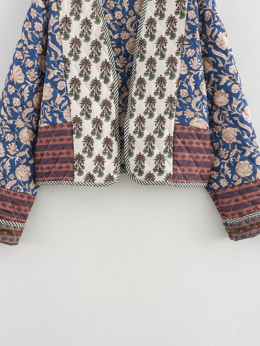 Sylvie - Quilted Jacket met omkeerbare print voor dames