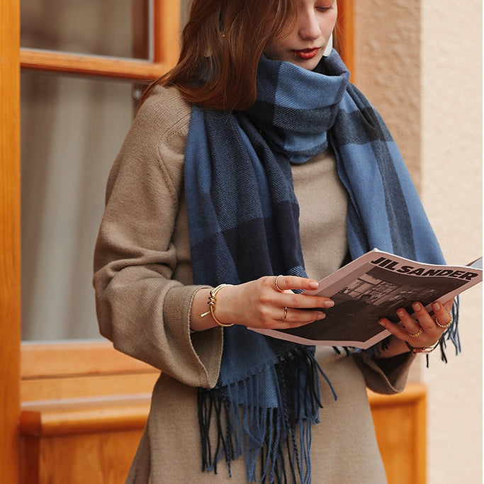 Damessjaal met zacht wollen effect - Lioren