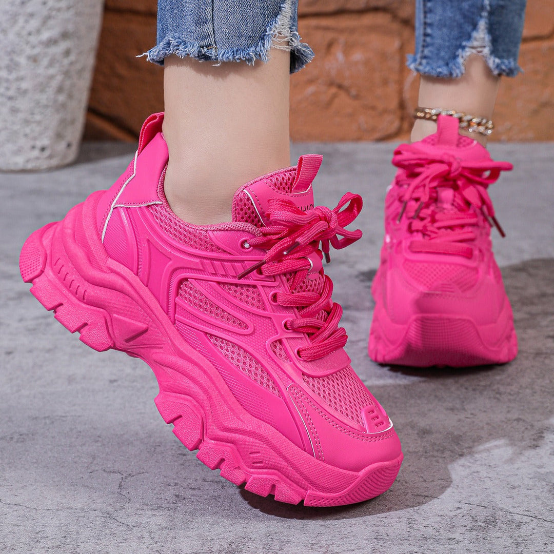 Sportschoenen met dikke zool voor dames in urban stijl - Camila